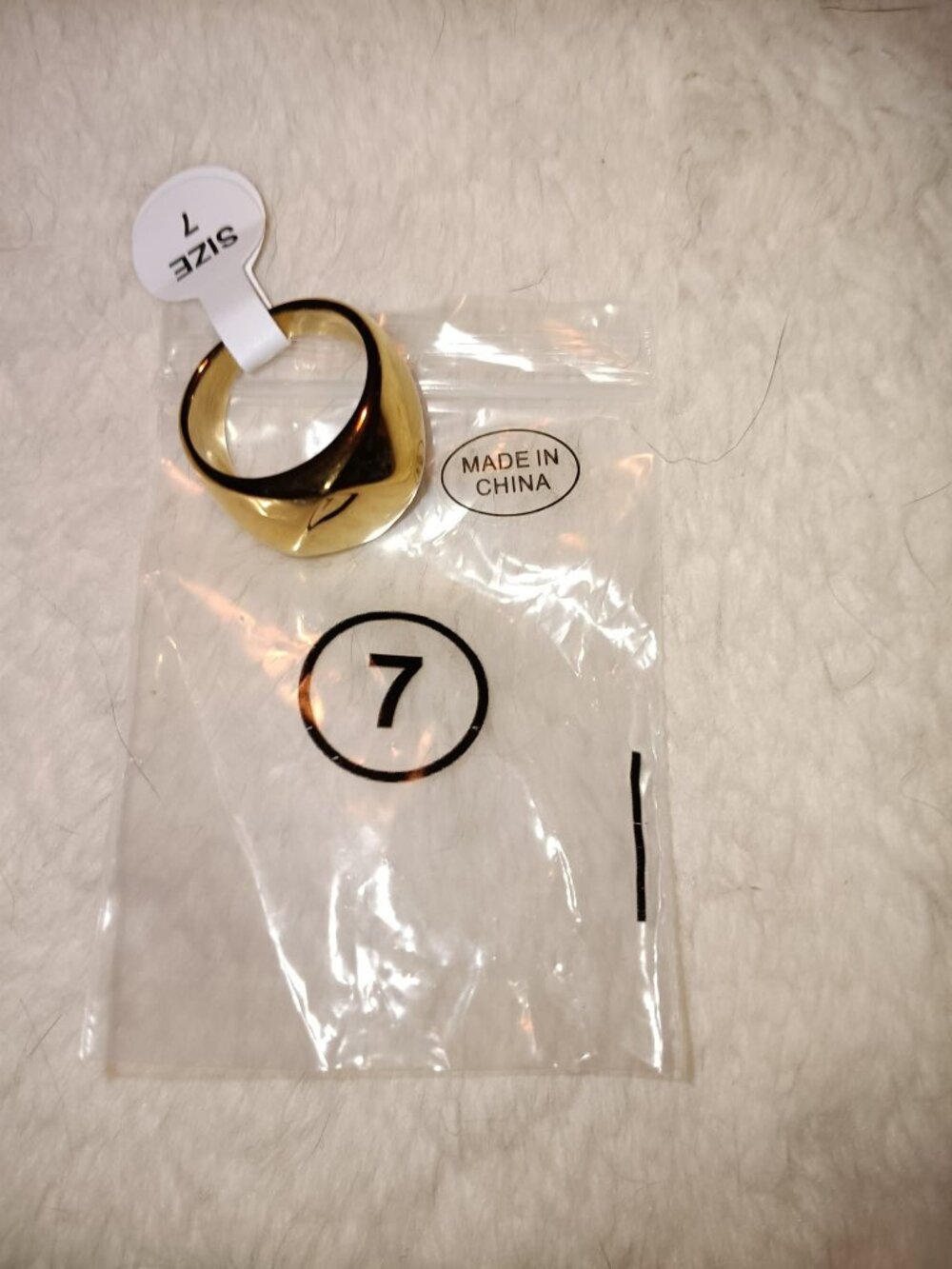 Choose 7, 8, 9, 10 Gold Ring